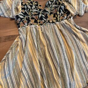 Free people under the sun Boho mini dress size small